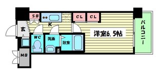 スワンズシティ中之島クロスの物件間取画像